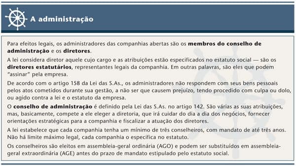 A serviço do acionista