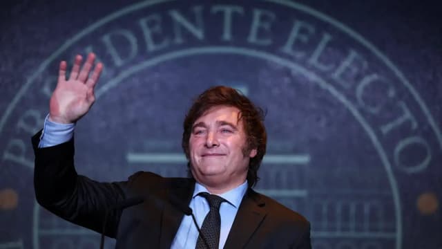 Mercados argentinos disparam com alívio pós-vitória de Milei